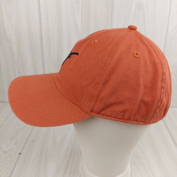 Vintage Texas Longhorns Hat Cap Strapback‎ Orange Black Logo Ahead Vintage Dad - Picture 2 of 7